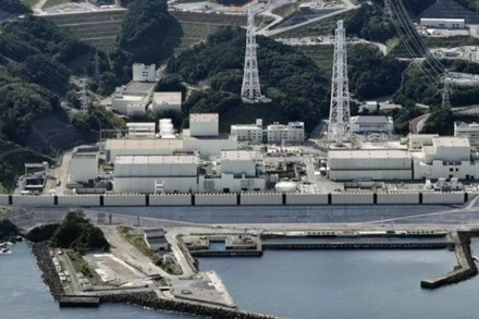 Nhà máy điện hạt nhân Onagawa ở tỉnh Miyagi, Nhật Bản. (Ảnh: Kyodo/TTXVN)