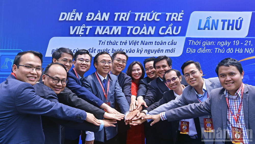 Các đại biểu dự Diễn đàn Trí thức trẻ Việt Nam toàn cầu lần thứ 6, năm 2025.