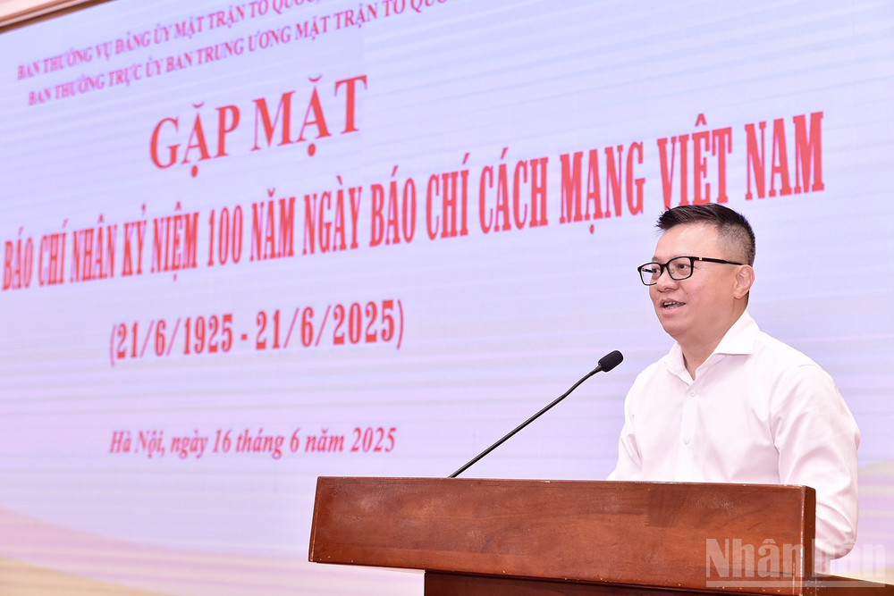 Đồng chí Lê Quốc Minh phát biểu ý kiến tại chương trình. ndo_br_miu-1498.jpg