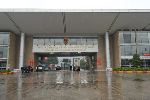 Cửa khẩu quốc tế đường bộ số II Kim Thành, tỉnh Lào Cai.