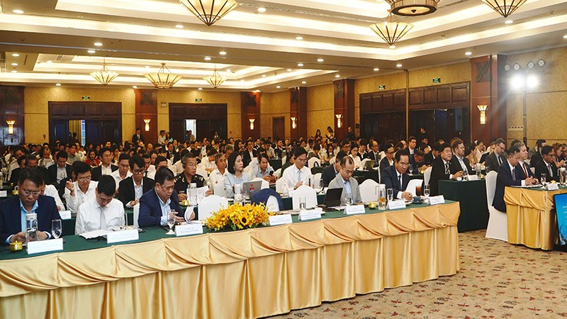 Một góc quang cảnh buổi gặp gỡ. (Ảnh: THẾ ANH)