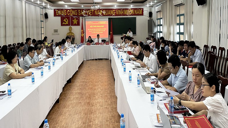 Một góc quang cảnh hội thảo.