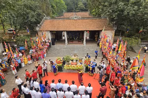 Đền thờ Bà Triệu ở xã Triệu Lộc, tỉnh Thanh Hóa.