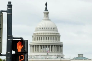 Tòa nhà Quốc hội Mỹ tại Washington, D.C. (Ảnh: THX/TTXVN)