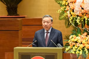 Tổng Bí thư Tô Lâm phát biểu chỉ đạo tại hội nghị. (Ảnh: DUY LINH)