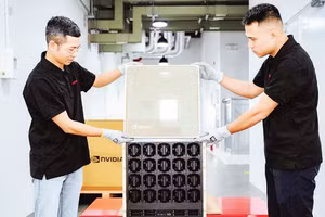 Trung tâm Dịch vụ dữ liệu và Trí tuệ nhân tạo Viettel vận hành hệ thống siêu máy tính, phát triển mô hình AI Việt Nam. (Ảnh: TL)