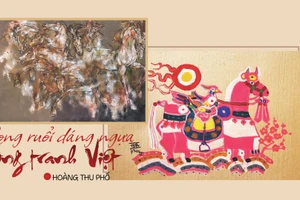 Rong ruổi dáng ngựa trong tranh Việt