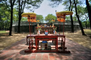 Lễ tế trời ở đàn Nam Giao.