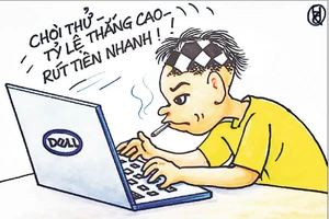 Góc biếm họa: Cảnh giác với bẫy cá độ trực tuyến