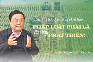 Phó Chủ tịch Quốc hội Lê Minh Hoan: Pháp luật phải là đòn bẩy phát triển!