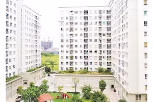 Khu nhà ở xã hội Eco Home, phường Đông Ngạc, Hà Nội.