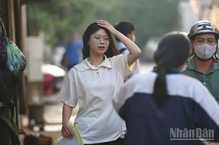 Thí sinh tại Kỳ thi tốt nghiệp THPT năm 2025 (Ảnh: ĐẠI THẮNG)