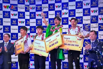 Trần Bùi Bảo Khánh vô địch Đường lên đỉnh Olympia năm 2025