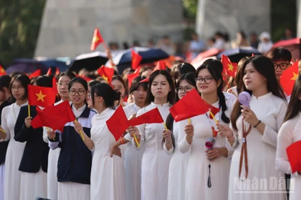 Học sinh Trung học phổ thông. (Ảnh: ĐẠI THẮNG)'