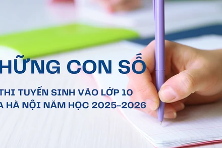 [Infographic] Số liệu tuyển sinh vào lớp 10 công lập của Hà Nội 