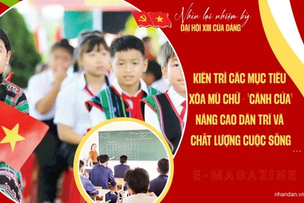 Kiên trì các mục tiêu xóa mù chữ - "cánh cửa" nâng cao dân trí và chất lượng cuộc sống