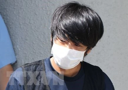 Tetsuya Yamagami, kẻ bị cáo buộc sát hại cựu Thủ tướng Abe Shinzo. (Ảnh: AFP/TTXVN)