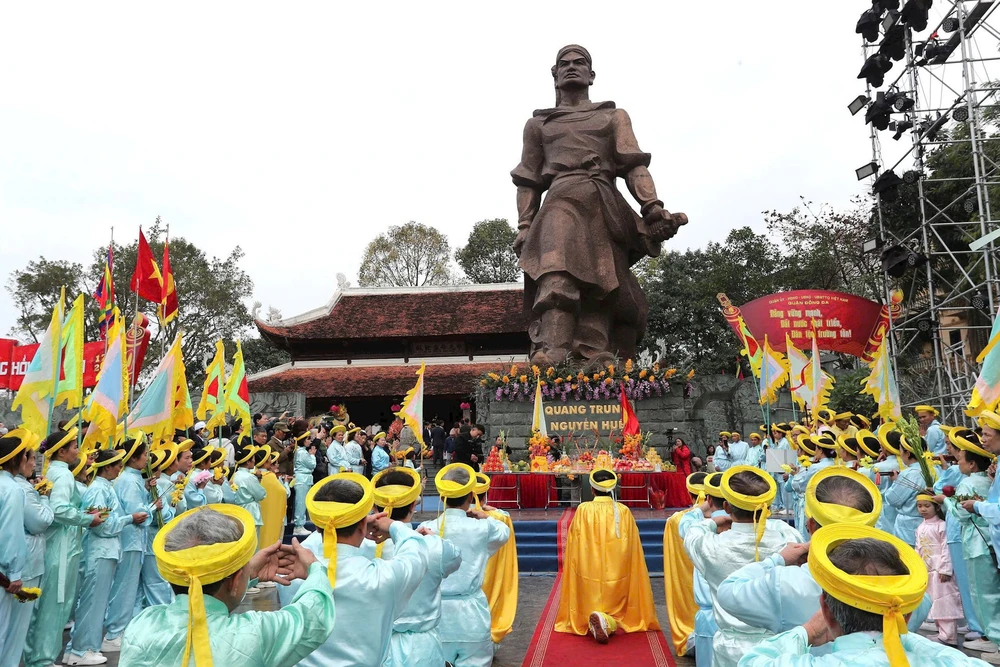 Lễ hội kỷ niệm 236 năm Chiến thắng Ngọc Hồi - Đống Đa (1789 - 2025). Ảnh: Thành Đạt