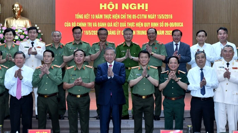 Tổng Bí thư Tô Lâm và các đại biểu tham dự hội nghị. (Ảnh: ĐĂNG KHOA)