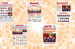 Trang Nhất của số báo chào mừng thành công Đại hội đại biểu toàn quốc lần thứ XIV của Đảng Cộng sản Việt Nam