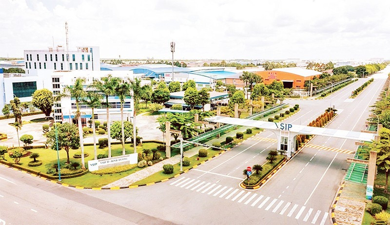 Một góc Khu công nghiệp VSIP II, Thành phố Hồ Chí Minh. (Ảnh Cộng tác viên)