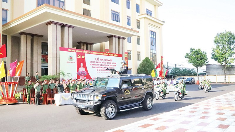 Công an tỉnh Đắk Lắk ra quân tấn công trấn áp tội phạm, bảo đảm an ninh, trật tự nhân các ngày lễ lớn trong năm 2025 của đất nước.