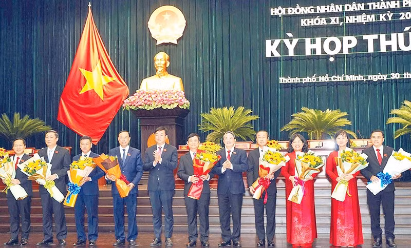 Thường trực Hội đồng nhân dân Thành phố Hồ Chí Minh khóa XI, nhiệm kỳ 2026-2031 (Ảnh THẾ ANH)