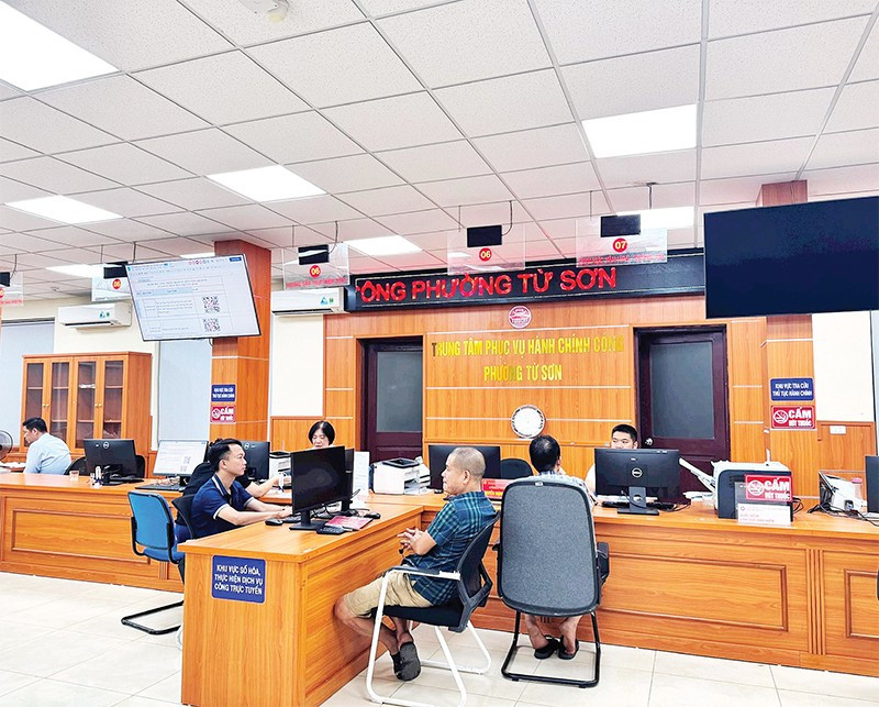 Đẩy mạnh công tác cải cách hành chính là một trong những nội dung chương trình hành động của Đảng bộ phường Từ Sơn.