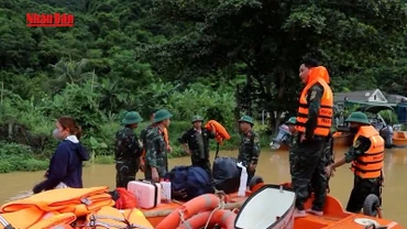 [Video] Nghệ An huy động tổng lực hỗ trợ đồng bào vùng biên giới ứng phó mưa lũ