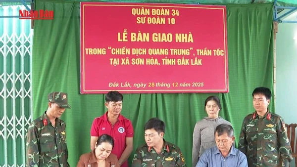[Video] Những căn nhà mới xây từ tinh thần đại đoàn kết toàn dân tộc