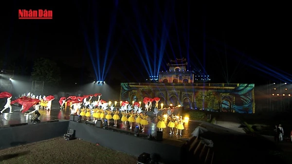 Lễ khai mạc Festival Thăng Long-Hà Nội 2025 vào tối 7/11 tại Hoàng thành Thăng Long.