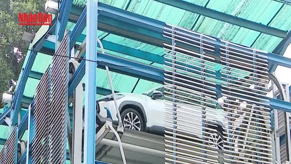 [Video] Sẽ thu phí tự động tại bãi đỗ xe đô thị 