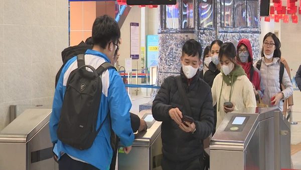 [Video] Hai tuyến đường sắt đô thị vận hành cùng một hệ thống vé