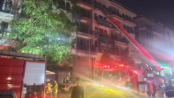 Vụ cháy xảy ra vào đêm 23 rạng sáng 24/11 trên địa bàn phường Thanh Liệt, Hà Nội.