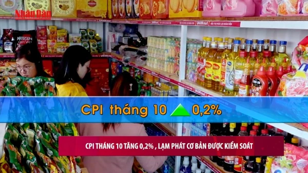 [Video] CPI tháng 10 tăng 0,2%, lạm phát cơ bản được kiểm soát