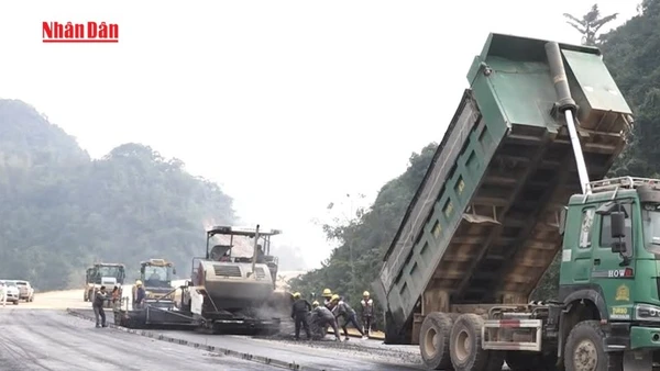 [Video] Đẩy nhanh tiến độ thi công cao tốc Đồng Đăng - Trà Lĩnh