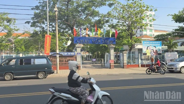 Trường tiểu học Châu Văn Liêm, phường Long Xuyên, tỉnh An Giang.