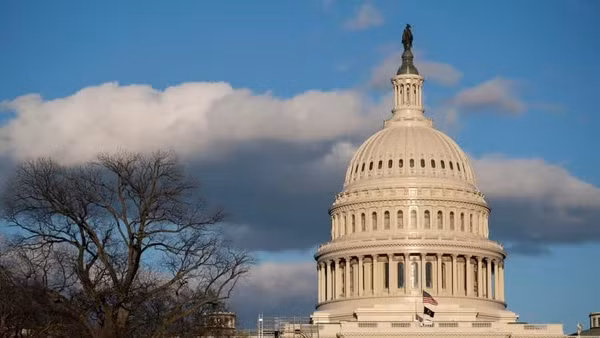 Tòa nhà Quốc hội Mỹ ở Washington, DC. (Nguồn: THX/TTXVN)