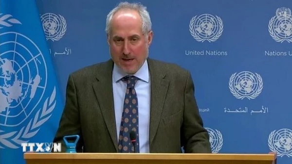 Người phát ngôn Liên hợp quốc Stephane Dujarric. (Ảnh: IRNA/TTXVN)