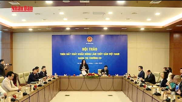 [Video] Thúc đẩy xuất khẩu nông, lâm, thủy sản Việt Nam sang thị trường EU