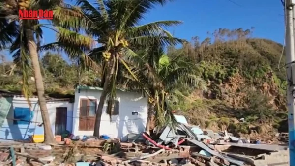 [Video] Thăm, tặng quà người dân Gia Lai bị ảnh hưởng bởi bão số 13 