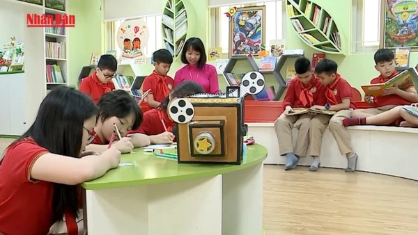 [Video] Hơn 1,4 triệu học sinh tiếp cận sách từ chương trình thư viện