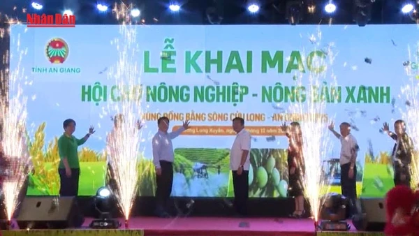 [Video] Khai mạc Hội chợ nông nghiệp, nông sản xanh Đồng bằng sông Cửu Long