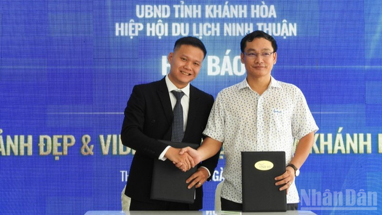 Hiệp hội Du lịch Ninh Thuận và Công ty Trách nhiệm hữu hạn Thương mại dịch vụ Verify đã ký kết hợp tác về Dự án xác minh doanh nghiệp online - Verify.vn. ndo_br_3-3570.jpg