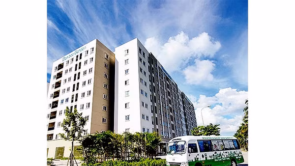  Một góc Dự án nhà ở xã hội Bamboo Garden (huyện Quốc Oai). Ảnh: HÀ THU