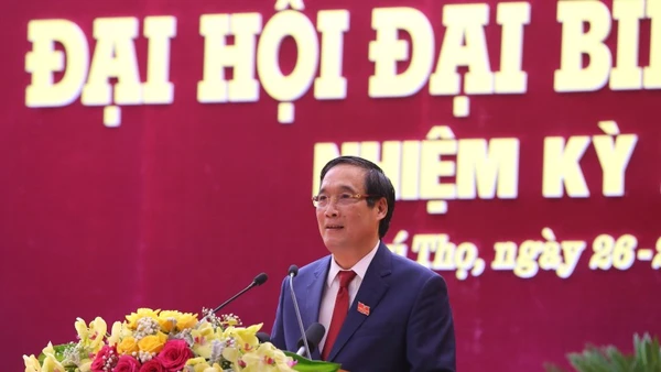 Bí thư Tỉnh ủy Phú Thọ Bùi Minh Châu.