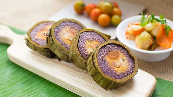 Lá chuối gói xuân