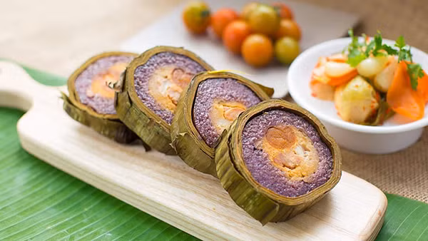 Lá chuối gói xuân