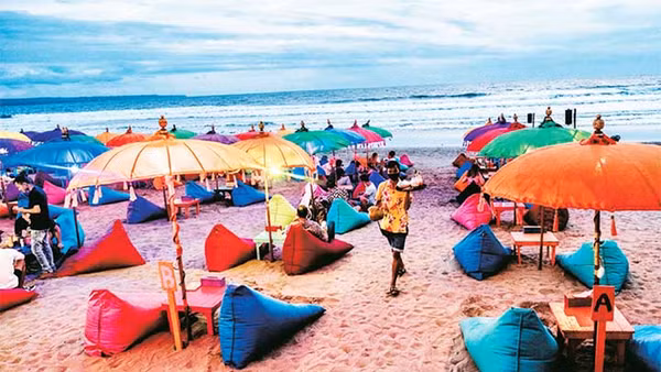 Bãi biển ở Bali.