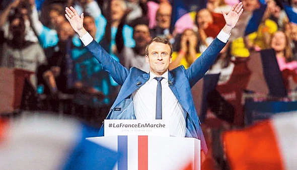 Ông Emmanuel Macron tái đắc cử Tổng thống Pháp. Ảnh: Reuters